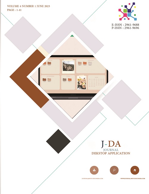Cover JDA Volume 4 No 1 2025 June